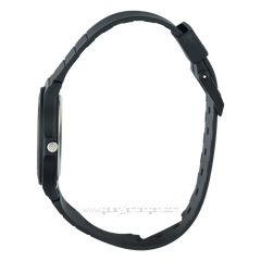 CASIO General MQ-76-1ALDF Black Dial Black Rubber Strap