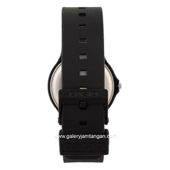 CASIO MQ-76-9ALDF Black Dial Gold Rubber Strap