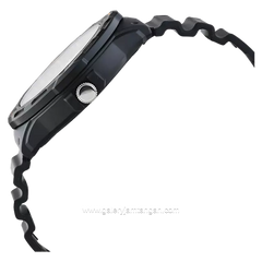 CASIO General LRW-200H-1BVDF Black Rubber Strap