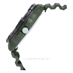 CASIO General MRW-210H-3AVDF Green Black Resin Strap