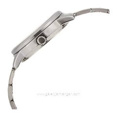 CASIO LTP-V005D-1BUDF Silver Dial Black Stainless Steel