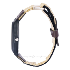 CASIO MW-240B-5BVDF Brown Canvas Strap