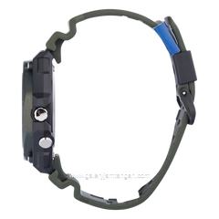 CASIO MW-620H-3AVDF Green Black Resin Strap