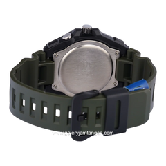CASIO MW-620H-3AVDF Green Black Resin Strap