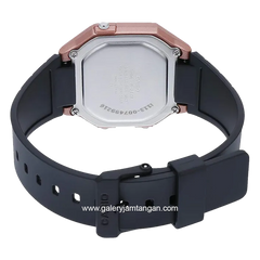CASIO W-217HM-5AVDF Black Rosegold Resin Strap