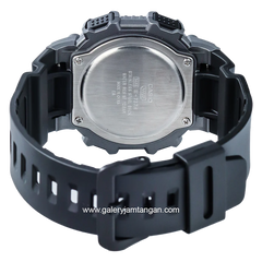 CASIO W-737H-1A2VDF Black Rubber Strap