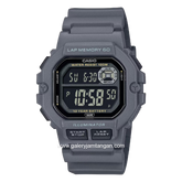 CASIO General WS-1400H-8BVDF Digital Gray Resin Strap
