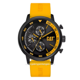 CATERPILLAR AK.169.27.127 Yellow Analog Rubber Strap