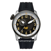 CATERPILLAR AQ.141.21.112 Black Dial Black Silicone