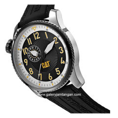 CATERPILLAR AQ.141.21.112 Black Dial Black Silicone
