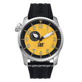 CATERPILLAR AQ.141.21.711 Black Dial Yellow Silicone