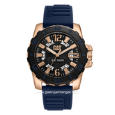 CATERPILLAR AR.191.26.639 Navy Rosegold Analog Silicone Strap