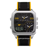 CATERPILLAR AS.149.21.137 Black Analog Digital Silicone Strap
