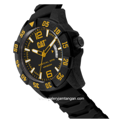 CATERPILLAR K4.121.21.137 Black Yellow Rubber Strap