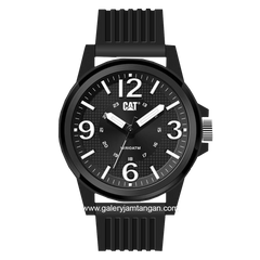 CATERPILLAR LF.111.21.131 Men's Black Rubber Strap