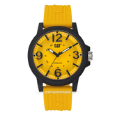 CATERPILLAR LF.111.27.731 Yellow Black Rubber Strap