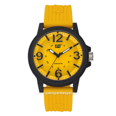 CATERPILLAR LF.111.27.731 Yellow Black Rubber Strap