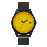 CATERPILLAR LJ.160.21.721 Black Dial Yellow Rubber Strap