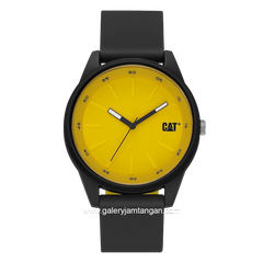 CATERPILLAR LJ.160.21.721 Black Dial Yellow Rubber Strap