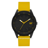 CATERPILLAR LJ.160.27.127 Yellow Black Rubber Strap
