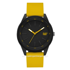 CATERPILLAR LJ.160.27.127 Yellow Black Rubber Strap