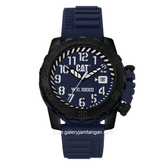 CATERPILLAR LK.111.26.612 Men's Navy Black Rubber Strap