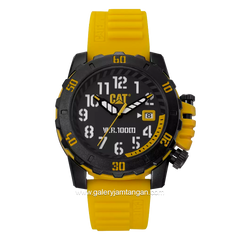 CATERPILLAR LK.171.27.117 Yellow Black Rubber Strap