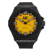 CATERPILLAR LO.111.21.711 Black Dial Yellow Rubber Strap