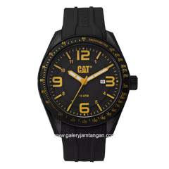 CATERPILLAR LQ.161.21.137 Black Yellow Rubber Strap