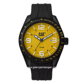 CATERPILLAR LQ.161.21.732 Black Dial Yellow Rubber Strap