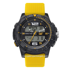 CATERPILLAR MC.155.27.137 Yellow Black Rubber Strap