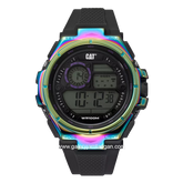 CATERPILLAR OD.107.21.141 Black Digital Rubber Strap