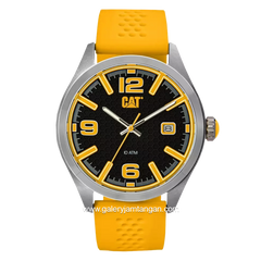 CATERPILLAR QA.141.27.137 Yellow Silver Rubber Strap