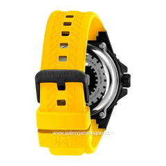 CATERPILLAR K3.121.27.117 Yellow Black Rubber Strap