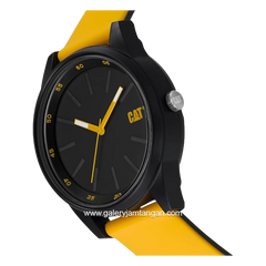 CATERPILLAR LJ.160.27.127 Yellow Black Rubber Strap
