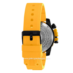 CATERPILLAR LK.171.27.117 Yellow Black Rubber Strap