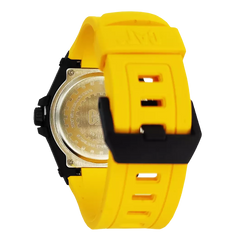 CATERPILLAR LO.111.27.137 Yellow Black Rubber Strap