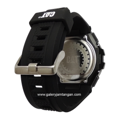 CATERPILLAR OD.107.21.141 Black Digital Rubber Strap