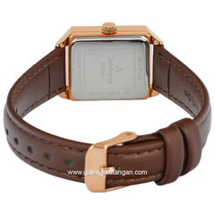Christophe Arden CA 1004 LH Brown Dial Pink Leather Strap