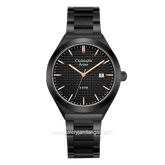 Christophe Arden CA 2002 MDBIPBARG Black Hour Marker Rosegold Stainless Steel