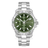 CERRUTI 1881 VALLELAGHI CIWGK0019401 Watch Men's Silver Dial Green Stainless Steel