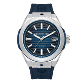 CERRUTI 1881 RUSCELLO CIWGN0042901 Watch Men's Navy Silver Rubber Strap