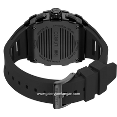 CERRUTI 1881 GUBBIO CIWGO0085401 Black Rubber Strap