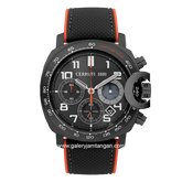 CERRUTI 1881 POSITANO CIWGO2206805 Watch Men's Black Combinasi Orange Black Rubber Chronograph