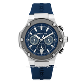 CERRUTI 1881 LUCARDO CIWGQ2224303 Watch Men's Blue Silver Rubber Chronograph