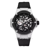 CERRUTI 1881 LUCARDO CIWGR0007101 Watch Men's Black Silver Rubber Automatic