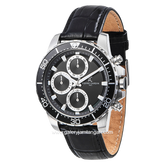 PIERRE CARDIN NATION VISION CF.0102.LB.1 Black Leather Strap