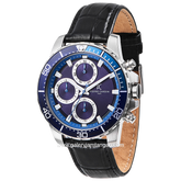 PIERRE CARDIN NATION VISION CF.0104.LB.1 Black Leather Strap