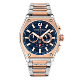 CHARLES JOURDAN CJ06-1682LE Watch Limited Edition Silver Combinasi Rosegold Dial Blue