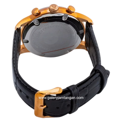 CHARLES JOURDAN CJ1063-1532M Black Leather Strap